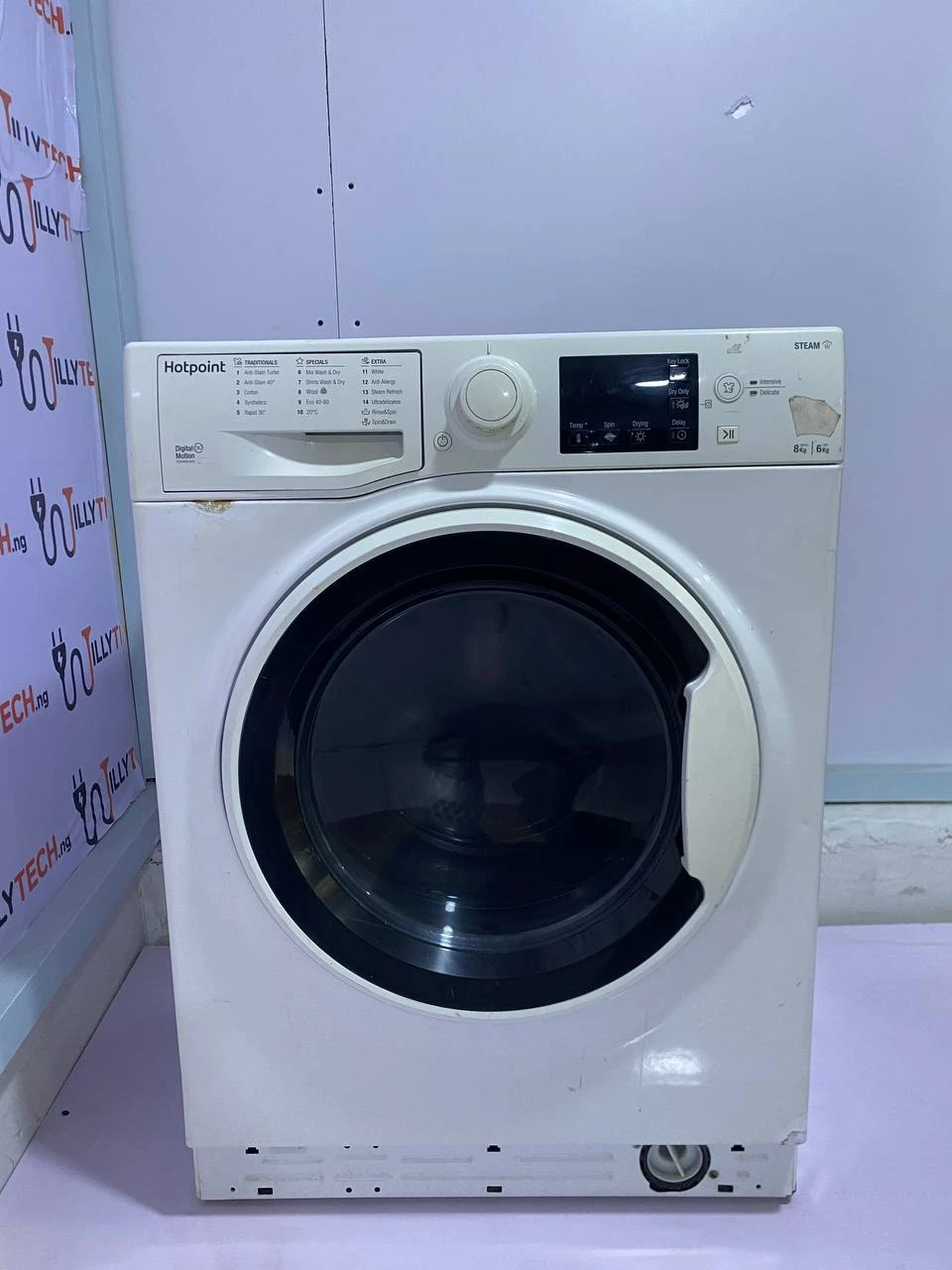 Hotpoint 8.6kg  Direct Drive Auto Wash & Dry Front Loader Washing Machine