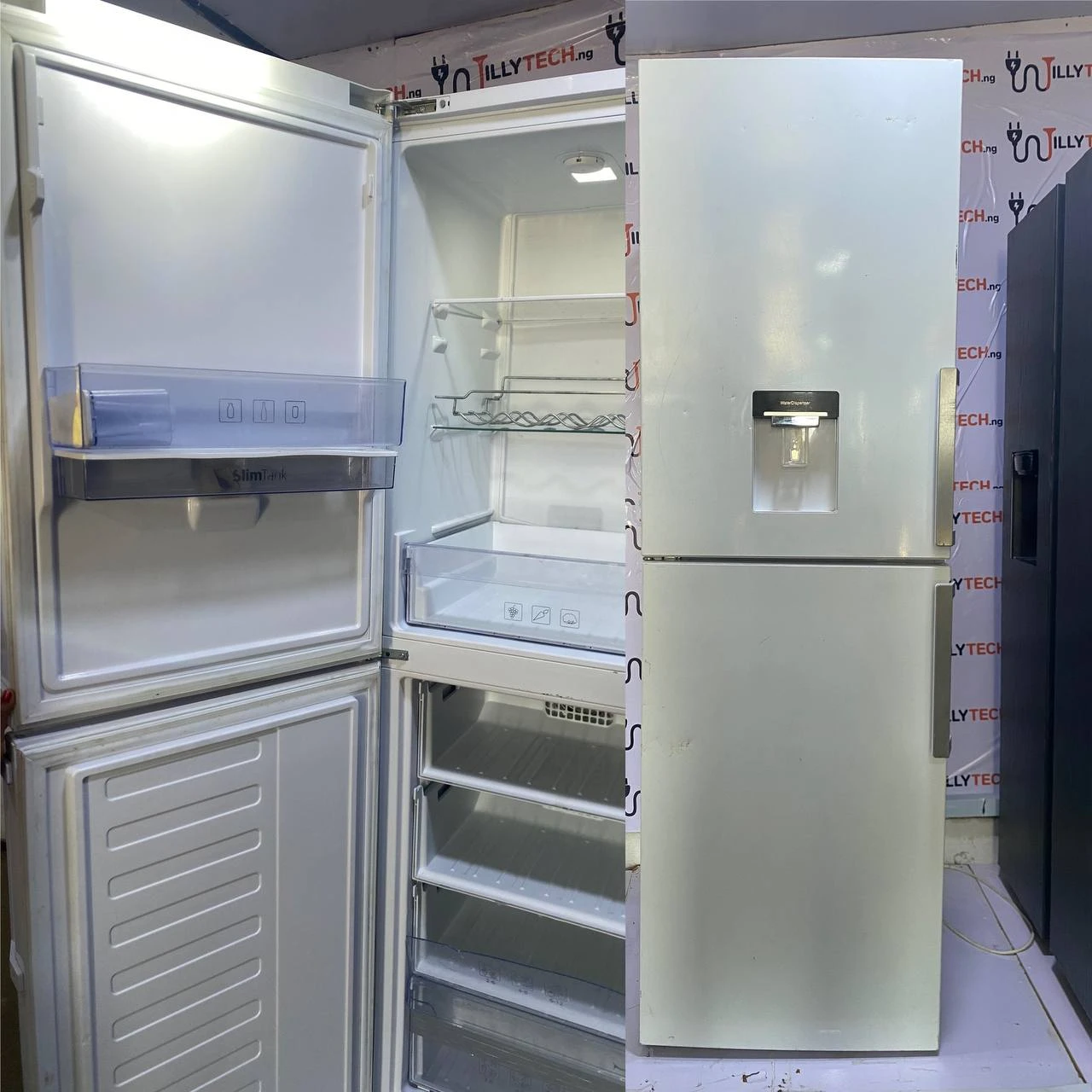 Samsung 350L Energy saver up & down double door refrigerator + dispenser