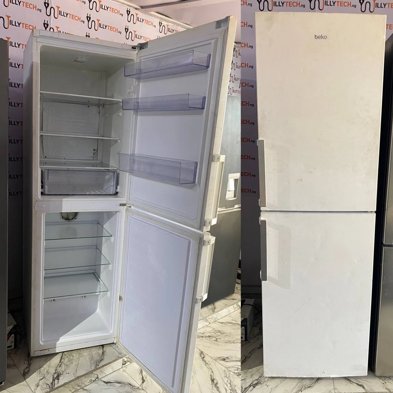Beko 300L Energy Saver Up and Down Double Door Refrigerator