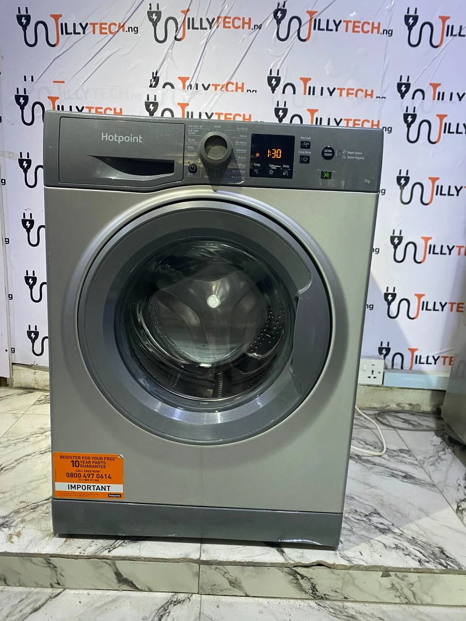 Hotpoint 7kg Wash and Spin Front Loader Energy Saver Washing Machine