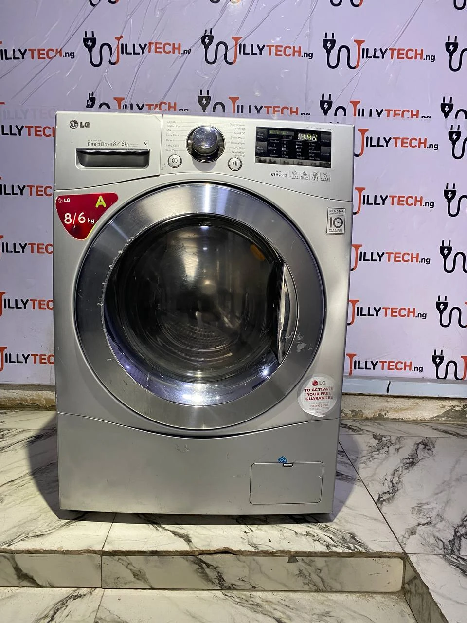 LG 8.6kg Wash & Dry Front Loader Direct Drive Inverter Washing Machine
