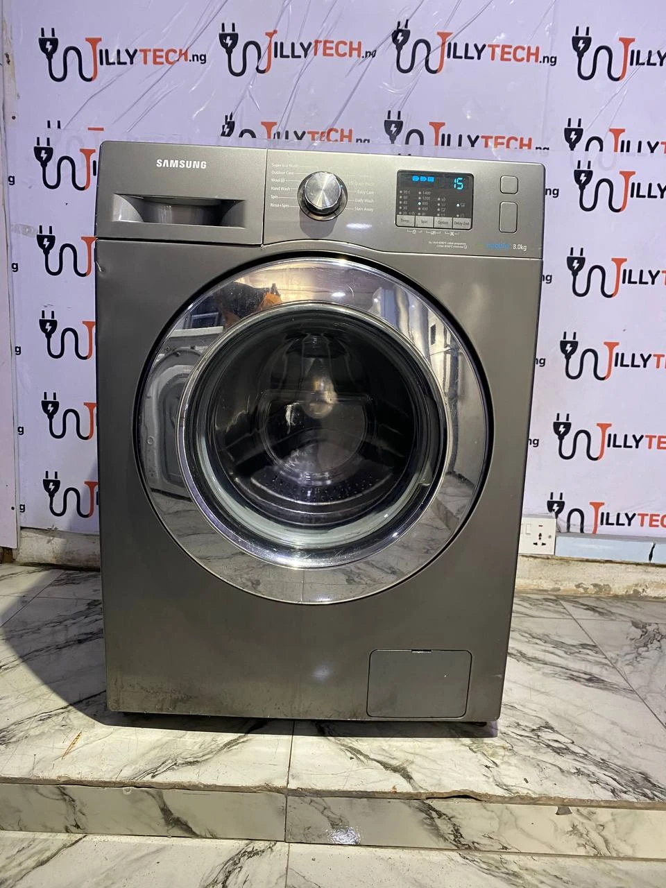 Samsung 8kg Auto Wash & Spin Front Loader Ecobubble Energy Saver Washing Machine
