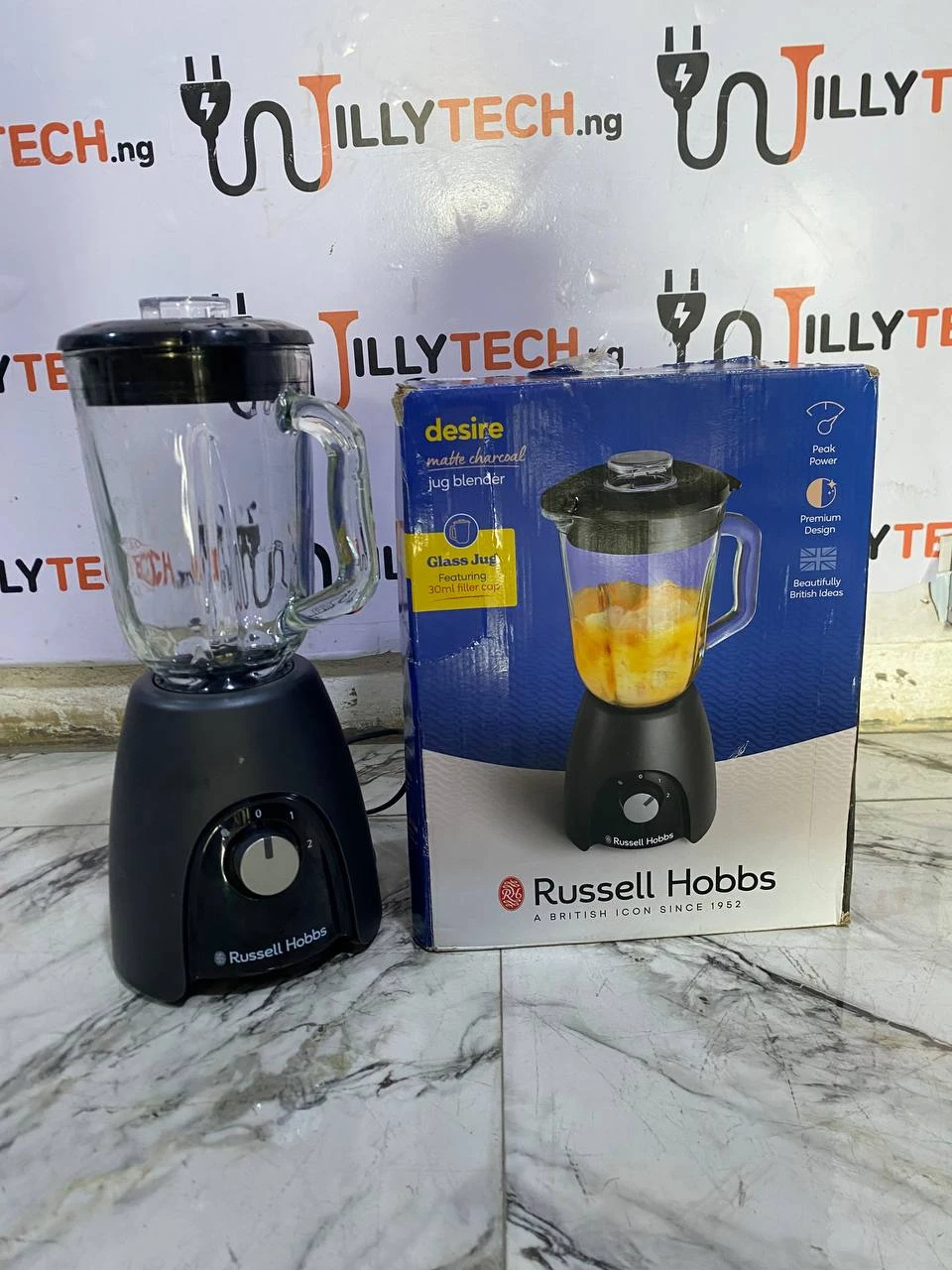 Russell Hobbs 30L Filler Cap Glass Jug Blender