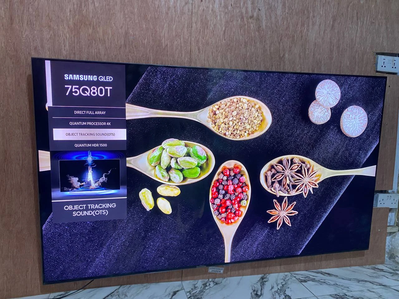 Samsung Qled 75” Smart 4K HDR Flat Screen 2020 Television